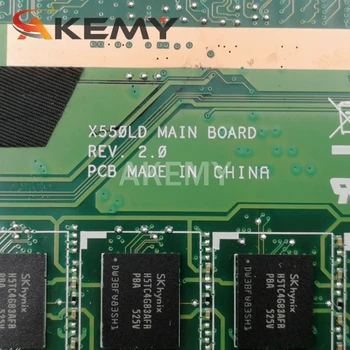 Akemy X550LA Placa de baza I3-4010U 4GB RAM Pentru Asus A550L X550LD R510L X550LC X550L X550LB laptop Placa de baza Placa de baza