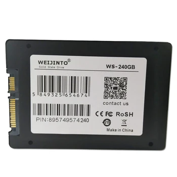 WEIJINTO SSD 360GB SATA3 2.5 inch 60GB 120G 240 GB de 128GB, 256GB 480GB 512GB 960GB 1TB Hard Disk HD HDD pentru Desktop Laptop