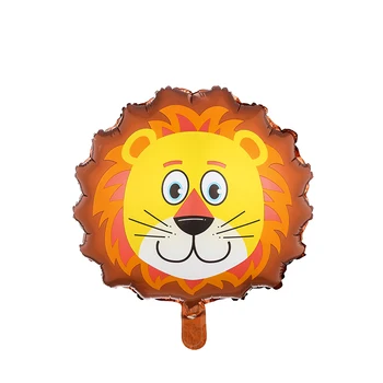 18pcs Jungle Animale din Baloane Set Metal Balon Latex Numărul de Aur Globos Petrecere de Aniversare pentru Copii Decor Copil de Dus Baloane