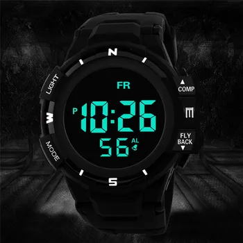 1BUC impermeabil Sport barbati ceas de Lux de moda Bărbați Analog Digital Militar Armata Sport LED-uri Impermeabil Ceas relogio @5