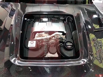 -2019 Z-ART fibra de carbon, capota motorului pentru C63 AMG din fibră de carbon capacul motorului pentru W205 C63 AMG Coupe fibra de carbon, capota motor