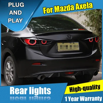 2 BUC de Styling Auto pentru Mazda 3 Axela Sedan Stopuri-2019 pentru Axela TOATE LED Lampă spate+Semnalizare+Frana+Reverse lumină LED-uri