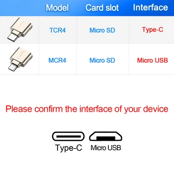 Rocketek micro usb 2.0 tip c otg telefon mini cititor de carduri de memorie adaptor de Aluminiu cardreader pentru micro SD/TF microsd laptop