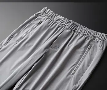 Minglu de Vară Sport Bărbați Seturi (T-SHIRT+PANTALONI) de Lux Matasoasa Maneca Scurta Sport Om Seturi Plus Dimensiune 4xl Slim Mens Seturi Cu Pantaloni