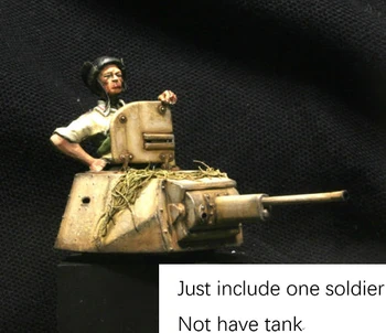 Nevopsită Kit 1/35 omul modern Tanc soldat Rășină Figura miniatură garaj kit