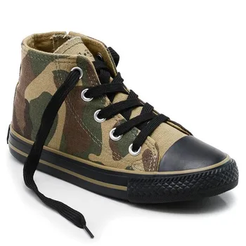Nou Pantofi de Copii Pentru Băieți și Fete pentru Copii Pantofi Casual de Mare sus Pantofi de Panza de Camuflaj Lega Școala de Teren Pregătire Militară Adidași