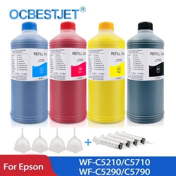 4x1000ml Cerneala Pigment Pentru Epson T9451 T9481 T9741 T902XL Pentru Epson WF-C5210 WF-C5710 WF-C5290 WF-C5790 WF-C869Ra PX-S884 Printer