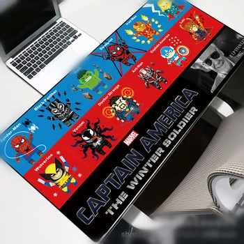 Spiderman Portabil de Mari dimensiuni Mouse Pad 70x30cm Gamer Impermeabil PU Birou Mat Calculator Mousepad Tastatura Capac de Masă pentru LOL