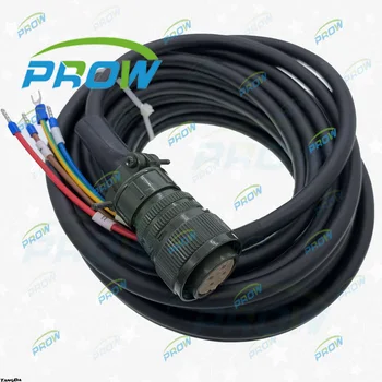 Servo linie de putere JZSP-UVA101-03-E JZSP UVA101 03 05 10 15 20 E Drept cablu de sârmă pentru Yaskawa 4p 4 pin 4 core servo motor T
