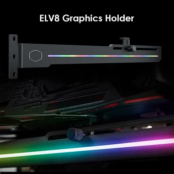 ELV8 CONDUS GPU Titularii Cooler Master Adresabile RGB Vertical Graphic Carduri de Suport pentru consumatorii casnici de Computere Decoruri