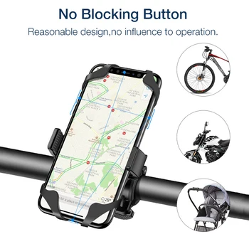 Bicicleta Suport De Telefon Potrivit Pentru Telefoane Mobile, Cu O Lățime De 2-3.4 Inch Biciclete Bandaj 360° Reglabil MTB Suport de Telefon