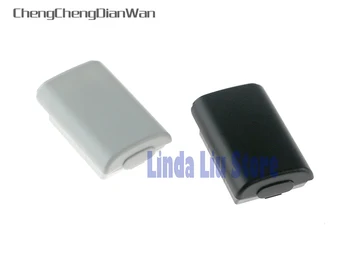 ChengChengDianWan 100buc/lot negru&alb Capacul Acumulatorului Shell Caz capacul bateriei Kit pentru Xbox360 Controller Wireless