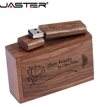 JASTER (gratuit LOGO-ul) din lemn usb + cutie unitate flash usb pendrive 4GB 8GB 16GB 32GB 64GB fotografie de nunta cadouri