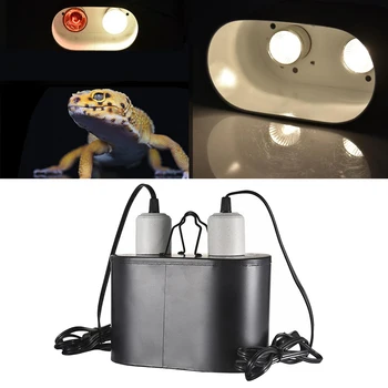 Animale de companie Reptile Lampa de Prindere Dual Dom Căldură, Lumină Bază E27 de Șopârlă Terariu
