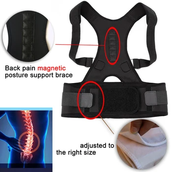 Terapia Magnetică Medicale De Umăr Înapoi Corectarea Posturii Mai Multe Dimensiuni Corset Ortopedic Dureri De Spate Centura Correcteur De Postura Bărbați