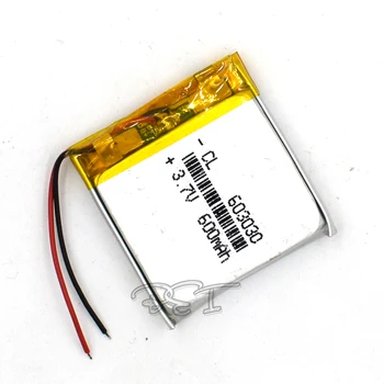 Baterie reîncărcabilă Li-Polimer Baterie cu Litiu 3.7 V 603030 600mAh Baterie Cu PMC Pentru Jucarie MP3 MP4 GPS Difuzor de Lumină LED-uri aparat de Fotografiat