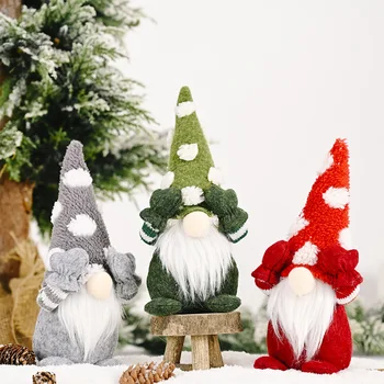 Mai nou Sosire Gnome Crăciun Decorare Buline suedeză Gnome Iarna Pluș Elf Pitic Masă Ornamente pentru Casa