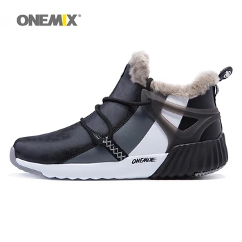 ONEMIX Barbati Cizme de Iarna Cu Blana Caldă de Zăpadă Cizme Femei Pantofi Sport Drumetii Adidasi Cizme Anti-Alunecos pe jos Pantofi de Funcționare