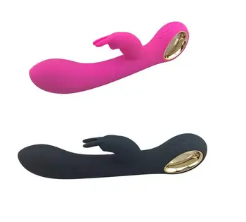 Iepure Vibratoare 10 viteza Cap Dublu USB Reîncărcabilă G-Spot Vibrator Magic Wand Massager Stimulator Clitoridian Jucarii Sexuale 4 culori