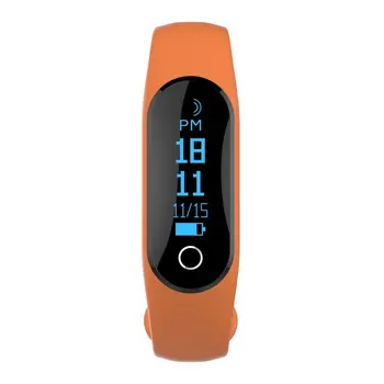 Pulsometer Slimme Horloge Hartslagmeter Inteligent Banderola Stappenteller Banderola Fitness Smart Band Wekker Smartwatch pk fitbits