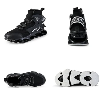 Damyuan Bărbați de Înaltă Calitate Blade Sport Pantofi sport ochiurilor de Plasă Respirabil de Formare în aer liber Pantofi de sex Masculin Negru de absorbție a șocurilor Adidași