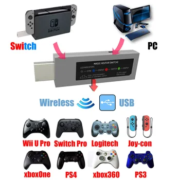 MayFlash Magic-NS Controller Lupta Stick Adaptor Controller Arcade Stick pentru Nintendo trece PS4 PS3 Xbox One Xbox 360 S