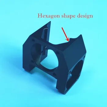 Noul 3D Printer Părți E3D V5s V6s Hexagon radiator fan duct super cool Poate Asambla 3pcs 3010 Ventilatoare de Răcire,