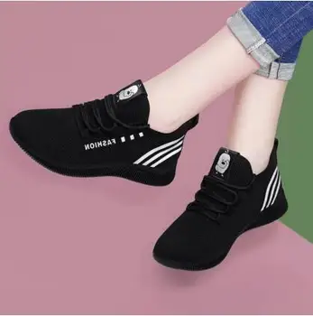 2020 Nouă Primăvară pentru Femei pantofi casual ochiurilor de Plasă Respirabil platforma Adidasi Femei de Moda Noua adidași ochiurilor de plasă pantofi de femeie tenis feminino