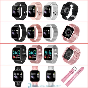 Noul Ceas Inteligent Pătrat Femei Bărbați Smartwatch Pentru Android IOS Electronice Inteligente Ceas Fitness Tracker Sport Bluetooth Smart-ceas