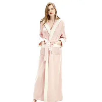Femei cămașă de noapte 2020 nou cu gluga toamna și iarna dimineață sleepwear Halat Femei lungă set pijama Femei Femme femeie de cinci culori