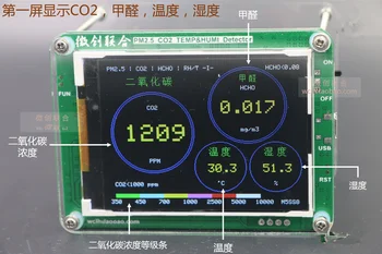 Gratuit m5-urile sunt Cu Formaldehidă CO2 TVOC Temperatură și Umiditate Export de Date PM2.5 CO2 TVOC TEMP&HUMI Detector de Ceata PM2.5 Senzori