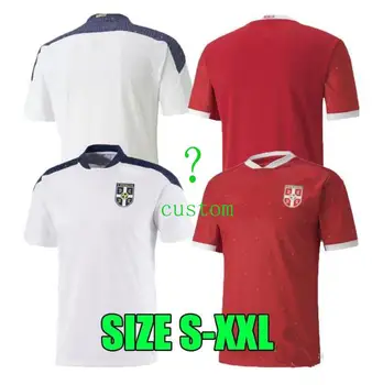 2020 2021 Serbia tricouri KOLAROV SERGEJ MATIC 20 21 MITROVIC Roșu Acasă, departe TADIC KOSTIC IVANOVIC Srbija Cămașă de Fotbal