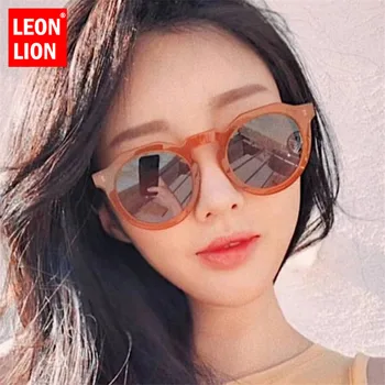 LeonLion 2021 Bomboane de Culoare de Epocă ochelari de Soare Femei Clasic de Moda Ochelari de Cumpărături în aer liber Ocean Obiectiv Oculos De Sol UV400
