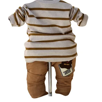 Anlencool 2020 Nou 1-4 ani-toamna îmbrăcăminte pentru copii moda băieți set de dungi două bucăți copilul costum de urs copil haine
