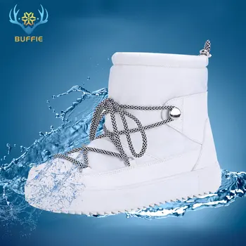 Cizme Femei de Iarna snow boot 50% lână naturală Amestec cald de moda alb-negru burgendy culoare dantelă scurt stil transport gratuit