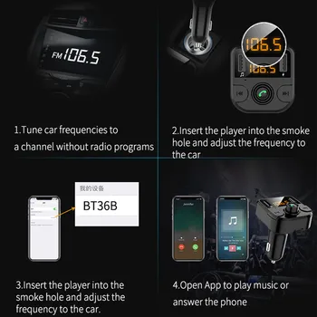 MP3 Player Auto Kit Incarcator USB si transmitator FM Bluetooth 5.0 Handsfree Wireless Pentru Land Rover Freelander 2, Discovery 4 3 Sport
